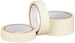 Amazon Brand - Solimo Masking Tape - 24mm 20 mtrs - Pack of 4