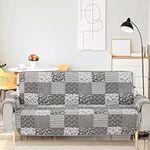 Mybedsoul Grey Sofa Cover 3 Cushion