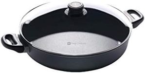 Swiss Diamond 12.5" (4.5 Qt) Sauteuse Nonstick Diamond Coated Includes Lid Dishwasher Safe and Oven Safe