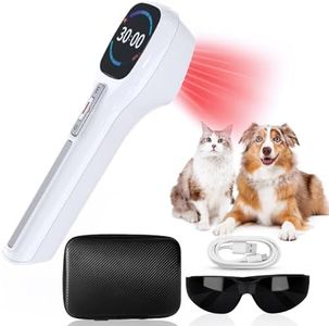 Red Light Therapy Device, i THERAU Handheld Infrared Light Therapy Cold Red Light Therapy Lamp 14x650nm +4x808nm Infrared Therapy for Human/Pets for Back, Shoulder, Arm