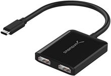 SABRENT USB Type C Dual HDMI Adapter [Supports Up to Two 4K 30Hz Monitors, Compatible with Windows Systems Only] (DA-UCDH)