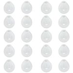 10 Pairs Silicone Earbud Cover Tips Replacement Ear Gels Buds Compatible with Samsung Galaxy Note 5/Note 7/s7/s6/s6 Edge/Level U Bluetooth Wireless Earbuds Headphone Rubber Tips(White)