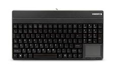 CHERRY Compact Keyboard with USB Interface and Touchpad - 106 Keys, 14" Wide, Black