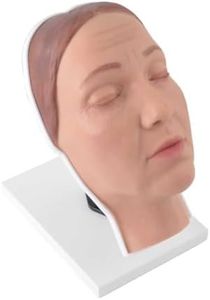Facial Injection Training Model with Adjustable Base - Cheek Filler Injection Practice RF Treatment Training and Demonstration - for Aesthetics Students & Professionals