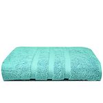 Bath Towels 600gsm Zero Twist Cotton | 1 Pack 70x120cm | Large Quick Drying & Highly Absorbent for Pool Spa Gym & Daily Use Luxe Hotel Quality (Aqua Blue, 1)