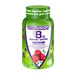 Vitafusion B12 Adult Vitamin Gummies, 1000 Mcg Vitamin B12 Daily Dose, Helps Metabolize Nutrients, 140 Count, 2 Month Supply, Packaging May Vary