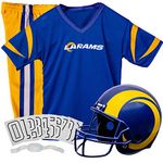 NFL Los Angeles Rams Youth Uniform, Large, Blue