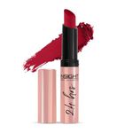 Insight Cosmetics 24 Hrs Non Transfer Matte Lipstick |Matte Finish |Lightweight Lipstick |Transferproof For 24Hrs |Nourishes Lips & Great For Daily Use |Highly Pigmented Smudge-proof Lipstick | Water-Proof | Toxic Free & Vegan | 3- Oh Shit