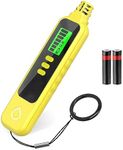 PUTECCH Gas Leak Detector, HD06 Natural Gas Detector for Home, Portable Combustible Gas Sniffer with Visual & Audible Alarm to Locate Leaks Like Methane, Propane, Butane (Batteries Included) (Yellow)