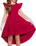 Arshiner Prom Dress for Girls Valentines Party Formal Fancy Special Occasion Pageant Dresses Red 13-14 Years