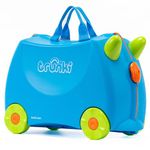 Trunki Children’s Ride-On Suitcase and Kid's Hand Luggage | Ideal Toy Gift for 3 Year Old Boys : Terrance (Blue)