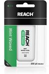 REACH Mint Waxed Floss 200 Yards (Pack of 8)