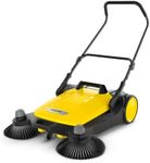 Kärcher S 6 1.766-460.0, (Max. Area Capacity: 3000 m²/h, Side Brush, 38 l, Working Width: 860 mm, Ergonomic Push bar, self-Standing Sweeping Container), Yellow