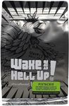 Wake The Hell Up!© Ground Coffee | Ultra-Caffeinated Pistachio Flavored Coffee in a 12-Ounce Reclosable Bag |