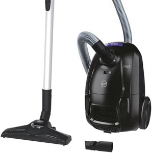 Hoover Compact et Puissant HE1 Home Aspirateur Traineau avec Sac HEZ107HM, Haute-Performance sur Sols Durs et Moquettes, Filtre EPA Lavable, Grande Capacité du Sac 2,5L, Accessoires embarqués