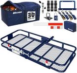 Mockins 60"x30"x6" Navy Trailer Hitch Cargo Carrier w/ 500 Lbs Capacity
