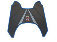 MAHABIR PVC Rubber Footmat/Floormat Compatible for Scooter/Scooty 450X & 450 Plus, Durable | Anti-Slip | Waterproof | Easy to Clean | Perfect Fit | Protects Floor (Black, Blue)