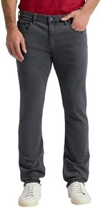 True Classic Mens Jeans - Relaxed Fit Stretch Jeans for Men, Straight Leg, Ultra-Soft Premium Fabric - Gray, 38W X 36L