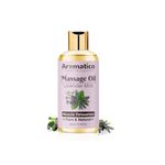 AROMATICO Lavender Mint Massage Oil. Seductive, Sensual Oil for Date Nights - 300ml. Intimate, Romantic Massage Oil for Couples. Non-sticky Formula, 100% Natural