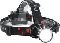 Panihari Rechargeable Headlamp Torch Waterproof LED Headlight with Battery Used for Night Walking Cycling Running Climbing Fishing Repair Construction