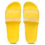 Pampy Angel Rich Women's Flip Flops Slides Back Open Household Comfortable Slippers Yellow,37 (Euro)