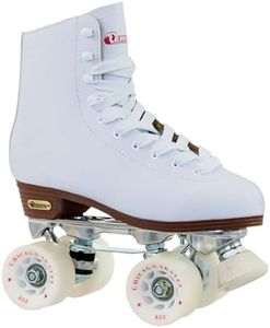 Chicago Women's Leather Lined Rink Skate (Size 10), White