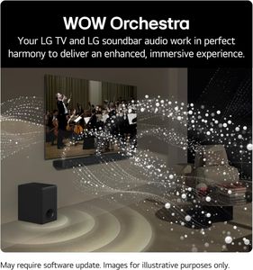 LG S80QR Dolby Atmos Soundbar – Wireless Subwoofer, Surround Sound