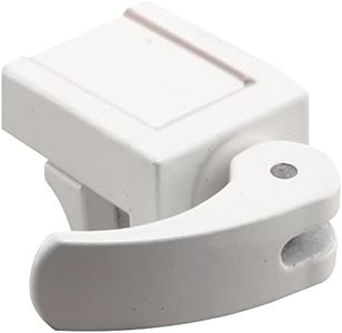 Prime-Line Products U 9809 Sliding Window Lock, 1/2 in, Diecast Construction, White, for Vinyl Windows (Pack of 2)