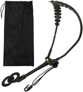 3TVol Saxophone Harness Alto Sax, Adjustable Length, Leather Strap with Wide Pads, Double Shoulder Harness with Metal Beam Snap & 360° Swivel Hook, Reduce Neck Strain, Comfortable Sax for Alto Tenor