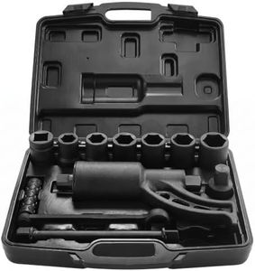BIAIEMN Heavy Duty Torque Multiplier Wrench Set, 1 Inch Drive Lug Nut Wrench Set with 8 Sockets, 4800Nm Labor Saving Torque Ampl