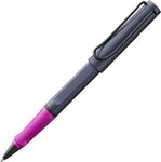 Lamy safari pink cliff - Rollerball Pen with ergonomic grip & line width M - for pleasant long writing - made of robust ASA plastic - including rollerball refill M 63 in black