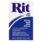 All Purpose Concentrated Rit Dye Powder Single Pack for Clothing, Décor, and Crafts – Royal Blue