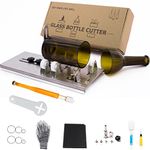 Glass Bottle Cutter, Upgraded Glass Cutter for Bottles, DIY Machine for Cutting Beer, Liquor, Whiskey, Alcohol, Champagne, Wine Bottle Cutter for Round Bottle by Camdios