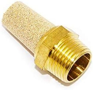Joywayus Air Pneumatic Muffler Long Exhaust Muffler 3/4" NPT Male Brass Flow Control Silencer Air Fitting