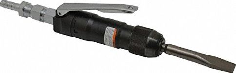 Nitto Kohki ACH-16 Pneumatic Chipping Hammer with Idle Protection System, 85 PSI, 6,000 SPM, 27/64" Round Shank Size