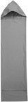 willkey Sleep Pod 360° Wrap Wearable Blanket Soft and Comfortable Movable Sleeping Blanket Keep Warm Washable Sensory Sock for Kids Adults Grey(Kids)