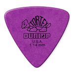 Jim Dunlop 431P1.14 Tortex Triangle, Purple, 1.14mm, 6/Player's Pack