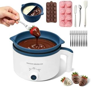 Electric Chocolate Melting Pot with Accessories & 2 BPA-Free Insert Pots