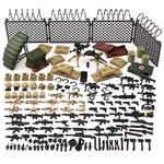 Feleph Modern Military Toy Set Guns Weapon Pack Building Blocks Model for Soldier Figures, Army Equipment Gear Kit SWAT Pieces and Parts Accessories Compatible with Major Brand