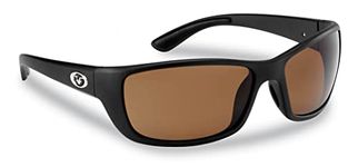 Flying Fisherman Cay Sal Polarized Sunglasses with Matte Black Frame, Amber Lenses