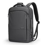 MARK RYDEN 3 in 1 Laptop Backpack Mens, 15.6 inch Business Laptop Handbag, Briefcase Backpack, Lightweight Laptop Sling Bag with USB Port-Grey
