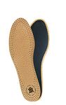 KAPS PECARI Carbon Shoe Insoles, Vegetable Tanned Sheepskin Leather With Activated Carbon Charcoal, Elegant and Comfortable (39 EUR/US 8 Women)