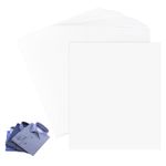 BENECREAT 30PCS White Rectangle Cardboard Shirt Inserts, 29x24cm Foldable lining Fold for DIY Packaging Inserts, Organising Clothes, 0.3mm Thick