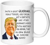 AliCarr You Are A Great Grandma Coffee Mug, Mothers Day Gifts for Grandma from Grandkids, Granny Nana Gigi Mimi Birthday Gifts for Grandma from Granddaughter Grandson (grandma gift)