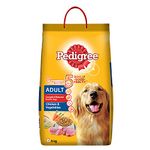 Pedigree Adult Dry Dog Food, Chicken & Vegetables, 6 kg, Contains 37 Essential Nutrients, 100% Complete & Balanced Food for Adult Dogs