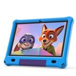 VOLENTEX Kids Tablet 10" Android 12, Learning Tablet PC 3GB RAM 64GB ROM, Kids Apps, Parental Control, 10.1" IPS HD Display, 6000mAh, WiFi, EVA Kid-Friendly Case (Blue)