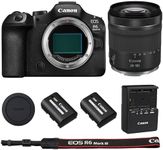 Canon EOS R6 Mark III Mirrorless Camera with 24-105mm f/4-7.1 Lens & Extra Canon LP-E6P Battery