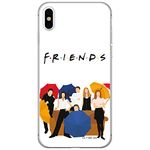 Warner Bros. Friends 001 Phone Case Optimally Adapted for iPhone X/XS White