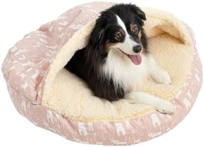 Snoozer Luxury Cozy Cave Pet Bed, Wag Collection, Small - Pedigree Blush