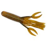 Dr.Fish 10 Pack Crawfish Lures 4'' Plastic Fishing Lures Craw Tube Bait Soft Lure Bass Fishing Freshwater Texas Rig Bait Artificial Swimbait for Crappie Trout Bluegill Perch Panfish Green Pumpkin